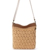 image:imageThe Sak Lucia Crossbody Bag in Crochet Convertible Purse with Adjustable Shoulder StrapNatural Primrose Straw