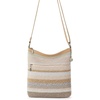 image:imageThe Sak Lucia Crossbody Bag in Crochet Convertible Purse with Adjustable Shoulder StrapSand Stripe