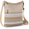 image:imageThe Sak Lucia Crossbody Bag in Crochet Convertible Purse with Adjustable Shoulder StrapSand Stripe