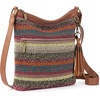 image:imageThe Sak Lucia Crossbody Bag in Crochet Convertible Purse with Adjustable Shoulder StrapSunset Stripe