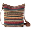 image:imageThe Sak Lucia Crossbody Bag in Crochet Convertible Purse with Adjustable Shoulder StrapWoodland Stripe