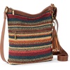 image:imageThe Sak Lucia Crossbody Bag in Crochet Convertible Purse with Adjustable Shoulder StrapWoodland Stripe