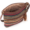 image:imageThe Sak Lucia Crossbody Bag in Crochet Convertible Purse with Adjustable Shoulder StrapWoodland Stripe