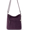image:imageThe Sak Lucia Leather Crossbody Purse  Premium Leather Womens Handbag for Everyday amp Travel  Cross Body Bag With ZipperAubergine Suede