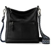 image:imageThe Sak Lucia Leather Crossbody Purse  Premium Leather Womens Handbag for Everyday amp Travel  Cross Body Bag With ZipperBlack