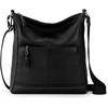 image:imageThe Sak Lucia Leather Crossbody Purse  Premium Leather Womens Handbag for Everyday amp Travel  Cross Body Bag With ZipperBlack