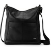 image:imageThe Sak Lucia Leather Crossbody Purse  Premium Leather Womens Handbag for Everyday amp Travel  Cross Body Bag With ZipperBlack