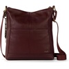 image:imageThe Sak Lucia Leather Crossbody Purse  Premium Leather Womens Handbag for Everyday amp Travel  Cross Body Bag With ZipperBlack Cherry