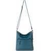 image:imageThe Sak Lucia Leather Crossbody Purse  Premium Leather Womens Handbag for Everyday amp Travel  Cross Body Bag With ZipperDeep Teal
