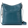 image:imageThe Sak Lucia Leather Crossbody Purse  Premium Leather Womens Handbag for Everyday amp Travel  Cross Body Bag With ZipperDeep Teal