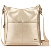 image:imageThe Sak Lucia Leather Crossbody Purse  Premium Leather Womens Handbag for Everyday amp Travel  Cross Body Bag With ZipperLight Gold