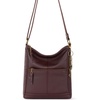 image:imageThe Sak Lucia Leather Crossbody Purse  Premium Leather Womens Handbag for Everyday amp Travel  Cross Body Bag With ZipperMahogany