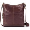 image:imageThe Sak Lucia Leather Crossbody Purse  Premium Leather Womens Handbag for Everyday amp Travel  Cross Body Bag With ZipperMahogany Emboss