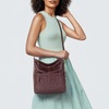 image:imageThe Sak Lucia Leather Crossbody Purse  Premium Leather Womens Handbag for Everyday amp Travel  Cross Body Bag With ZipperMahogany Emboss