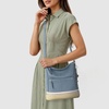 image:imageThe Sak Lucia Leather Crossbody Purse  Premium Leather Womens Handbag for Everyday amp Travel  Cross Body Bag With ZipperMaritime Espadrille