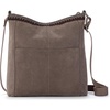 image:imageThe Sak Lucia Leather Crossbody Purse  Premium Leather Womens Handbag for Everyday amp Travel  Cross Body Bag With ZipperMushroom Suede Blanket