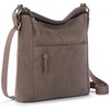 image:imageThe Sak Lucia Leather Crossbody Purse  Premium Leather Womens Handbag for Everyday amp Travel  Cross Body Bag With ZipperMushroom Suede Blanket