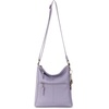image:imageThe Sak Lucia Leather Crossbody Purse  Premium Leather Womens Handbag for Everyday amp Travel  Cross Body Bag With ZipperOrchid