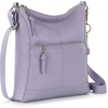 image:imageThe Sak Lucia Leather Crossbody Purse  Premium Leather Womens Handbag for Everyday amp Travel  Cross Body Bag With ZipperOrchid