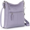 image:imageThe Sak Lucia Leather Crossbody Purse  Premium Leather Womens Handbag for Everyday amp Travel  Cross Body Bag With ZipperOrchid