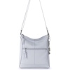 image:imageThe Sak Lucia Leather Crossbody Purse  Premium Leather Womens Handbag for Everyday amp Travel  Cross Body Bag With ZipperPowder Blue Stitch