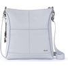 image:imageThe Sak Lucia Leather Crossbody Purse  Premium Leather Womens Handbag for Everyday amp Travel  Cross Body Bag With ZipperPowder Blue Stitch
