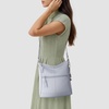 image:imageThe Sak Lucia Leather Crossbody Purse  Premium Leather Womens Handbag for Everyday amp Travel  Cross Body Bag With ZipperPowder Blue Stitch