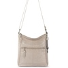 image:imageThe Sak Lucia Leather Crossbody Purse  Premium Leather Womens Handbag for Everyday amp Travel  Cross Body Bag With ZipperSand Sparkle Suede