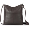 image:imageThe Sak Lucia Leather Crossbody Purse  Premium Leather Womens Handbag for Everyday amp Travel  Cross Body Bag With ZipperSlate
