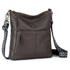 image:imageThe Sak Lucia Leather Crossbody Purse  Premium Leather Womens Handbag for Everyday amp Travel  Cross Body Bag With ZipperSlate