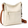 image:imageThe Sak Lucia Leather Crossbody Purse  Premium Leather Womens Handbag for Everyday amp Travel  Cross Body Bag With ZipperStone