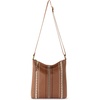 image:imageThe Sak Lucia Leather Crossbody Purse  Premium Leather Womens Handbag for Everyday amp Travel  Cross Body Bag With ZipperTobacco Seminyak