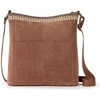 image:imageThe Sak Lucia Leather Crossbody Purse  Premium Leather Womens Handbag for Everyday amp Travel  Cross Body Bag With ZipperTobacco Suede Blanket