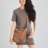 image:imageThe Sak Lucia Leather Crossbody Purse  Premium Leather Womens Handbag for Everyday amp Travel  Cross Body Bag With ZipperTobacco Suede Blanket