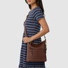 image:imageThe Sak Lucia Leather Crossbody Purse  Premium Leather Womens Handbag for Everyday amp Travel  Cross Body Bag With ZipperWhiskey Stitch