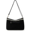 image:imageThe Sak Lumi Convertible Crossbody Purse  Womens Handbag for Everyday amp Travel 3in1 Small Crossbody in Crochet amp LeatherBlack Suede