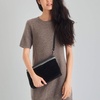 image:imageThe Sak Lumi Convertible Crossbody Purse  Womens Handbag for Everyday amp Travel 3in1 Small Crossbody in Crochet amp LeatherBlack Suede