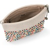 image:imageThe Sak Lumi Convertible Crossbody Purse  Womens Handbag for Everyday amp Travel 3in1 Small Crossbody in Crochet amp LeatherEcru Multi Bead