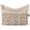 image:imageThe Sak Lumi Convertible Crossbody Purse  Womens Handbag for Everyday amp Travel 3in1 Small Crossbody in Crochet amp LeatherEcru Multi Bead