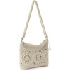 image:imageThe Sak Lumi Convertible Crossbody Purse  Womens Handbag for Everyday amp Travel 3in1 Small Crossbody in Crochet amp LeatherNatural Medallion