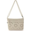 image:imageThe Sak Lumi Convertible Crossbody Purse  Womens Handbag for Everyday amp Travel 3in1 Small Crossbody in Crochet amp LeatherNatural Medallion