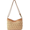 image:imageThe Sak Lumi Convertible Crossbody Purse  Womens Handbag for Everyday amp Travel 3in1 Small Crossbody in Crochet amp LeatherNatural Primrose Straw