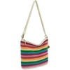 image:imageThe Sak Lumi Convertible Crossbody Purse  Womens Handbag for Everyday amp Travel 3in1 Small Crossbody in Crochet amp LeatherRainbow Stripe