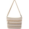 image:imageThe Sak Lumi Convertible Crossbody Purse  Womens Handbag for Everyday amp Travel 3in1 Small Crossbody in Crochet amp LeatherSand Stripe