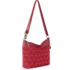 image:imageThe Sak Lumi Convertible Crossbody Purse  Womens Handbag for Everyday amp Travel 3in1 Small Crossbody in Crochet amp LeatherScarlet Primrose Straw