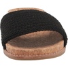 image:imageThe Sak Mendocino Slide Sandal in Crochet Slip On SandalsBlack