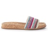 image:imageThe Sak Mendocino Slide Sandal in Crochet Slip On SandalsEden Stripe