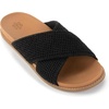 image:imageThe Sak Penelope Slide Sandal  Womens Flat Fashion Slides with Soft Cushion Sole Hand Crochet Slip On Sandals For EverydayBlack