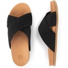 image:imageThe Sak Penelope Slide Sandal  Womens Flat Fashion Slides with Soft Cushion Sole Hand Crochet Slip On Sandals For EverydayBlack