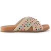 image:imageThe Sak Penelope Slide Sandal  Womens Flat Fashion Slides with Soft Cushion Sole Hand Crochet Slip On Sandals For EverydayEcru Multi Beads